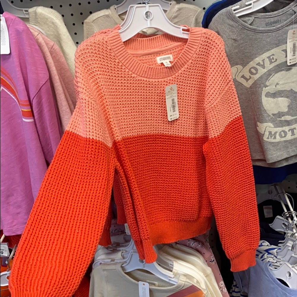 Coral Sweater for Girls